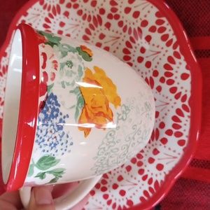 The Pioneer Woman Set Over-sized Mug and Plate Gift Idea 2 pc